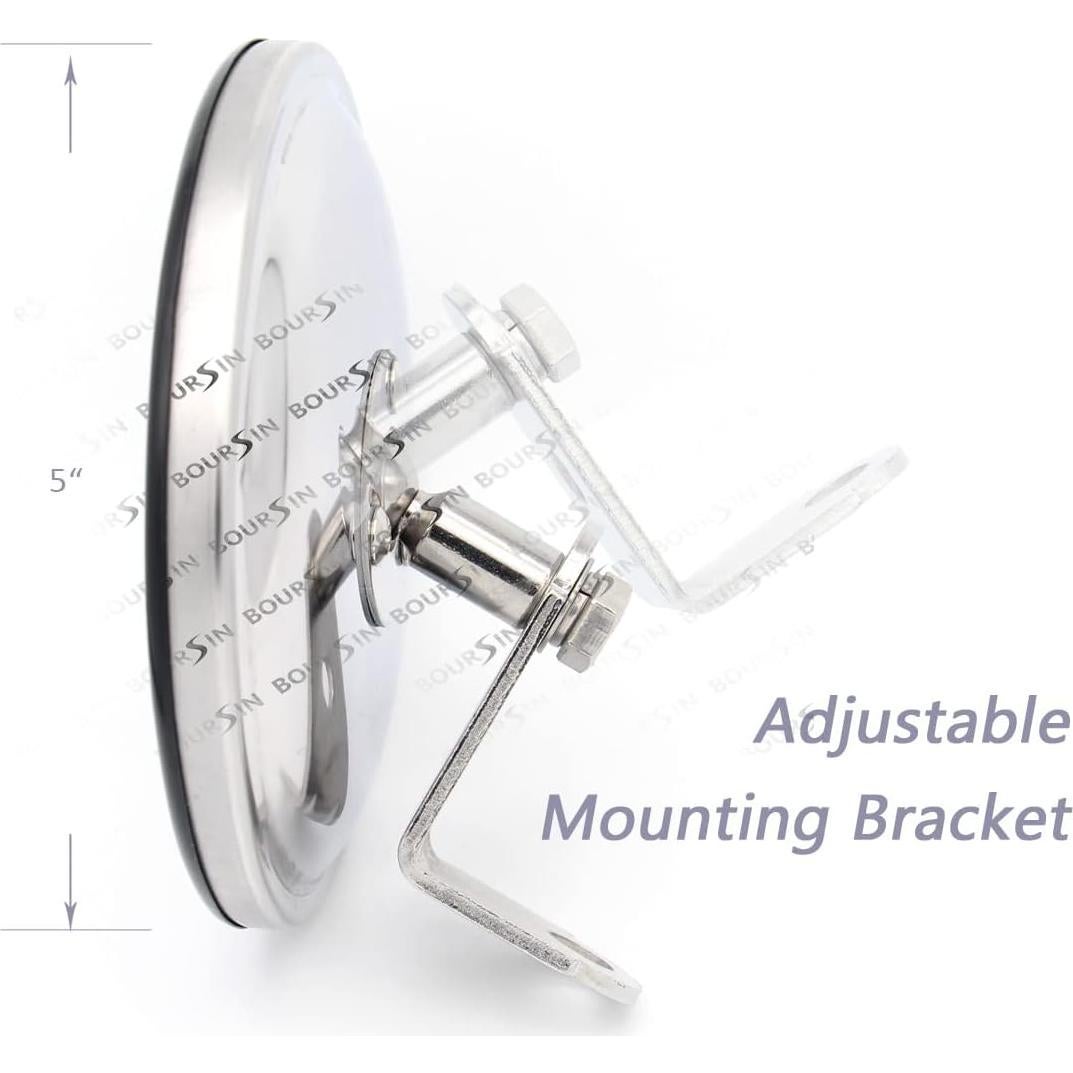 Espejo Convexo Redondo Boursin 12.7 cm Ajustable para Camiones