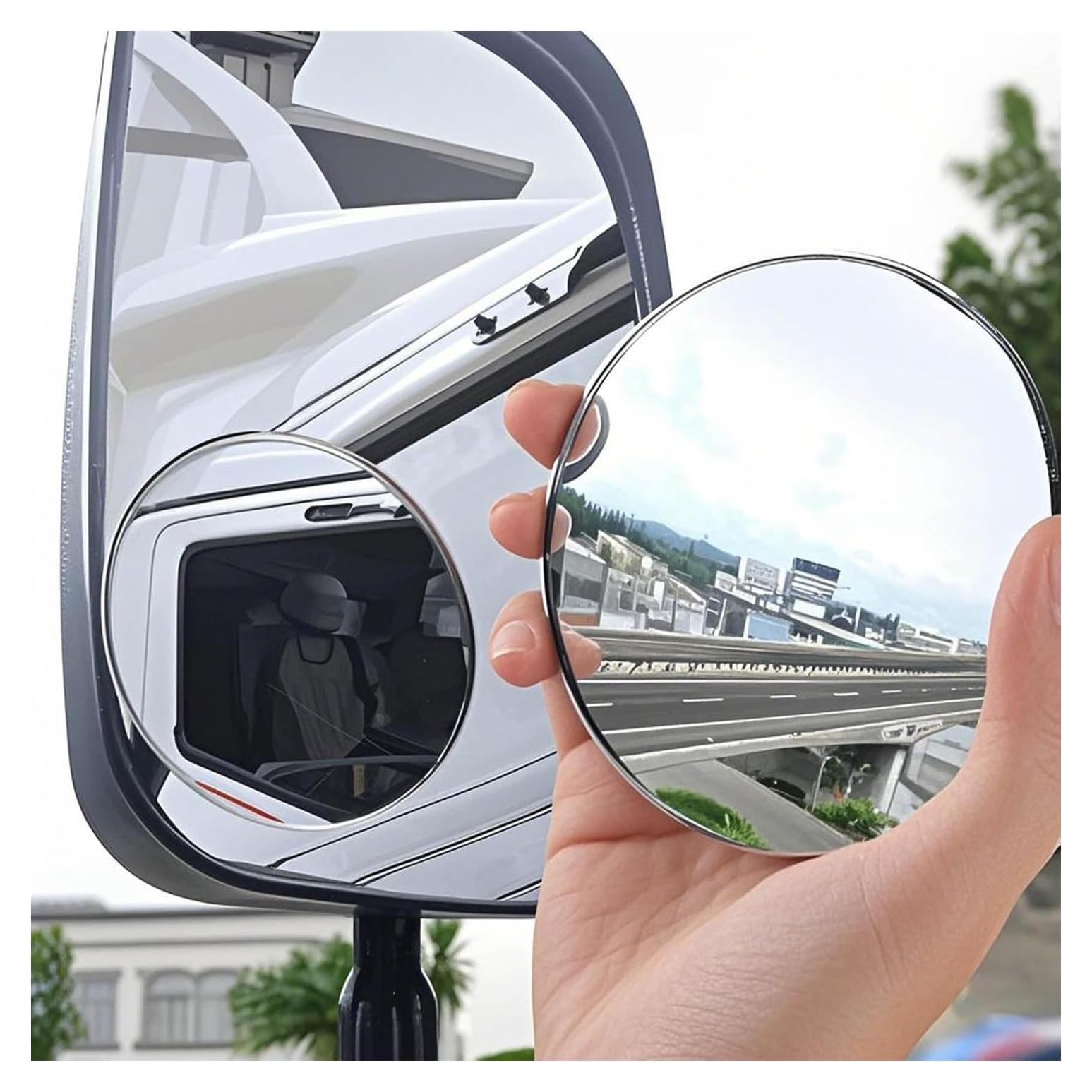 Espejo Convexo de Punto Ciego Z-oneMart 3 Pulgadas HD 2 Pcs