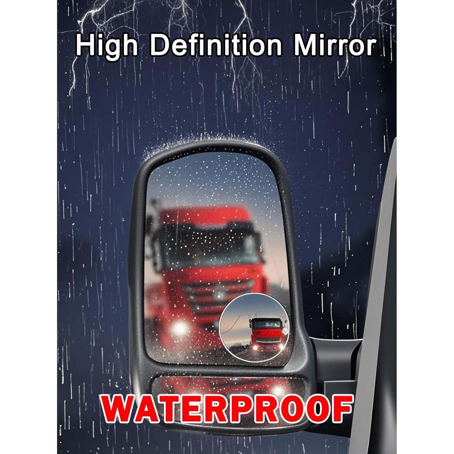 Espejo Convexo de Punto Ciego Z-oneMart 3 Pulgadas HD 2 Pcs