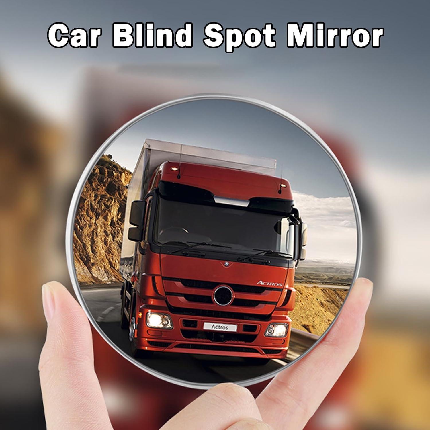 Espejo Convexo de Punto Ciego Z-oneMart 3 Pulgadas HD 2 Pcs