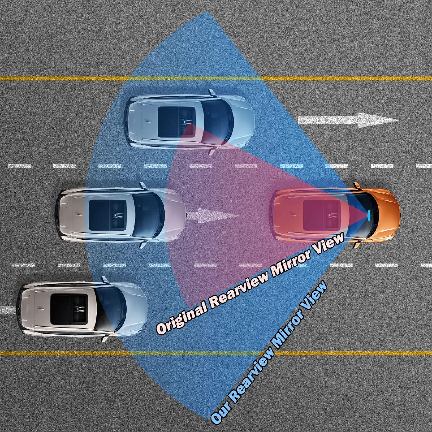 Espejo Retrovisor Convexo JOYTUTUS 30 cm Universal Clip-on