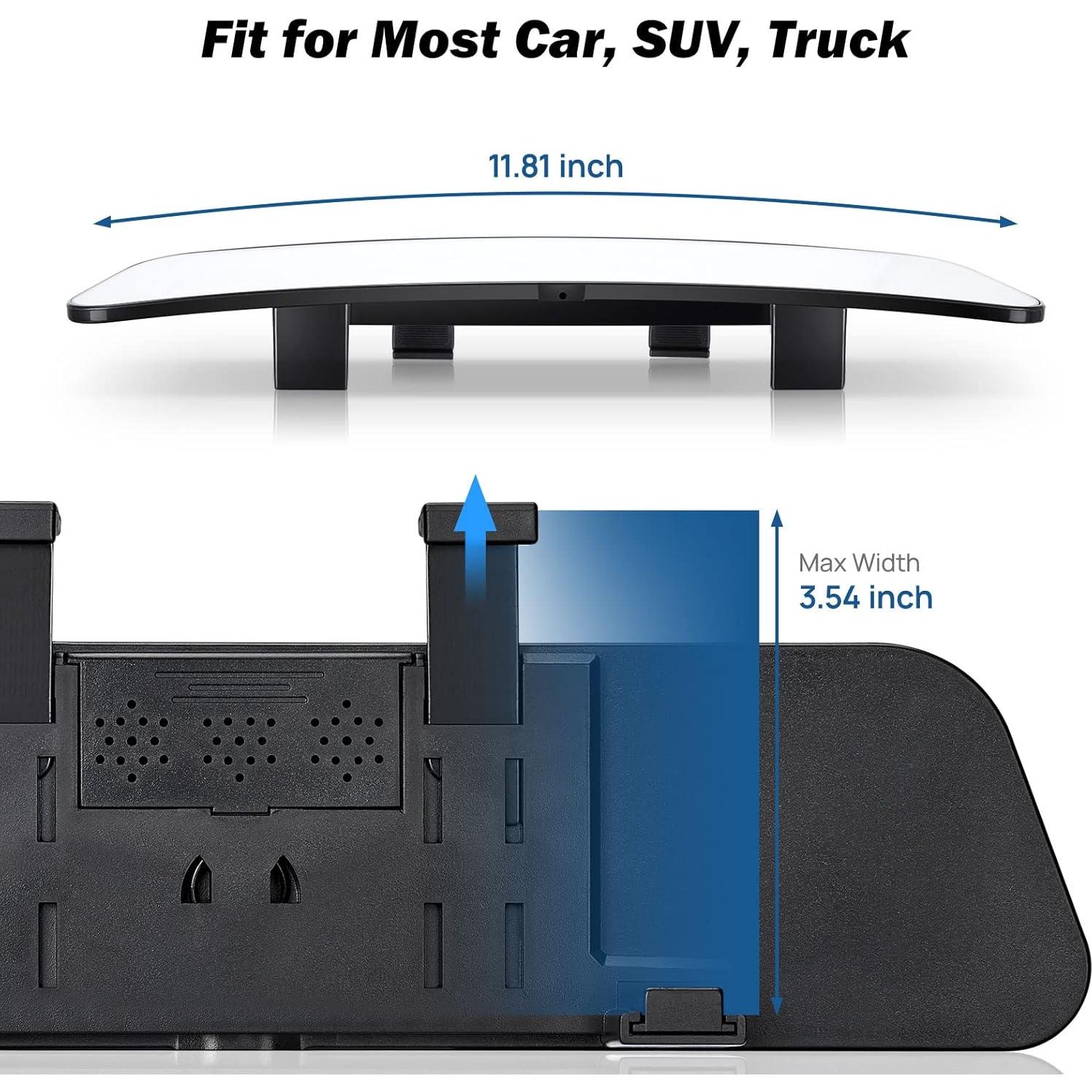 Espejo Retrovisor Convexo JOYTUTUS 30 cm Universal Clip-on