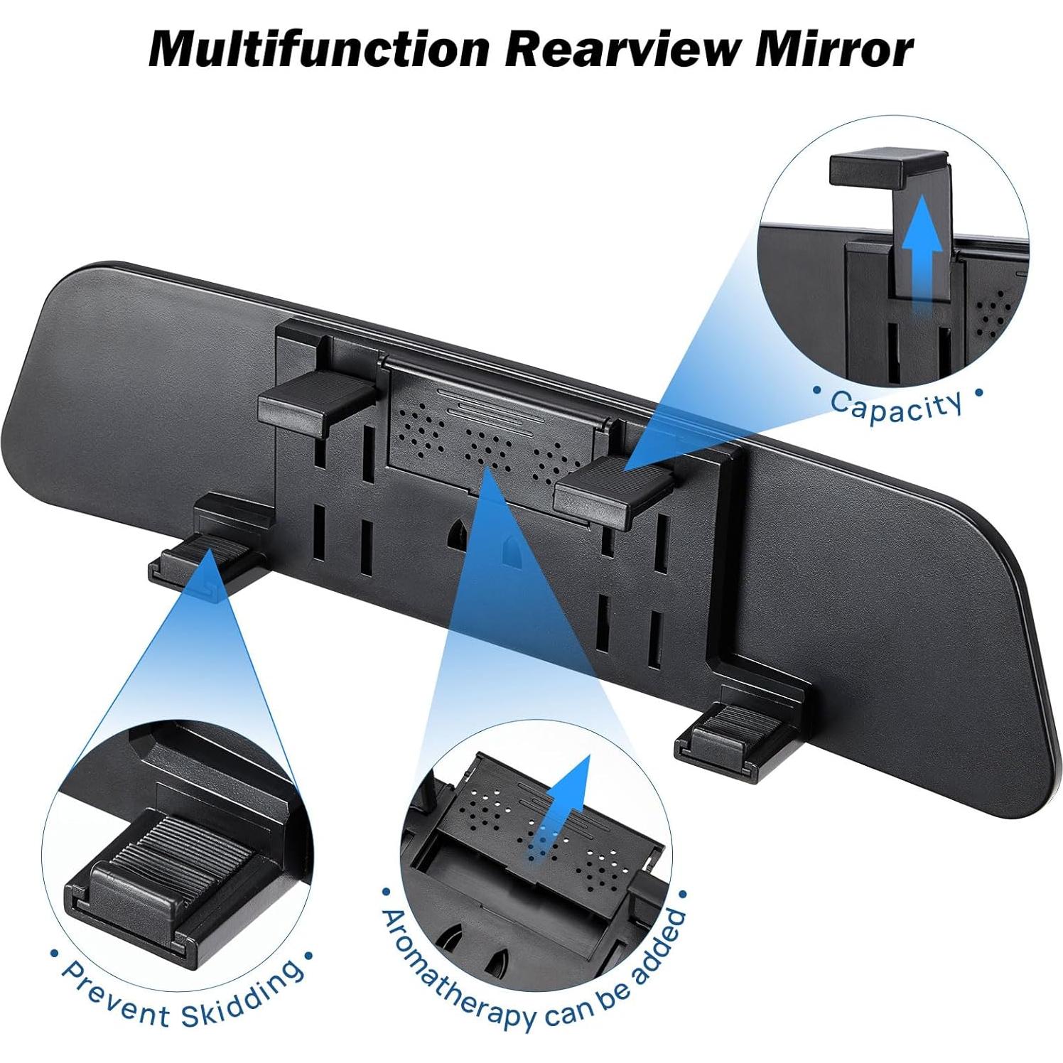 Espejo Retrovisor Convexo JOYTUTUS 30 cm Universal Clip-on