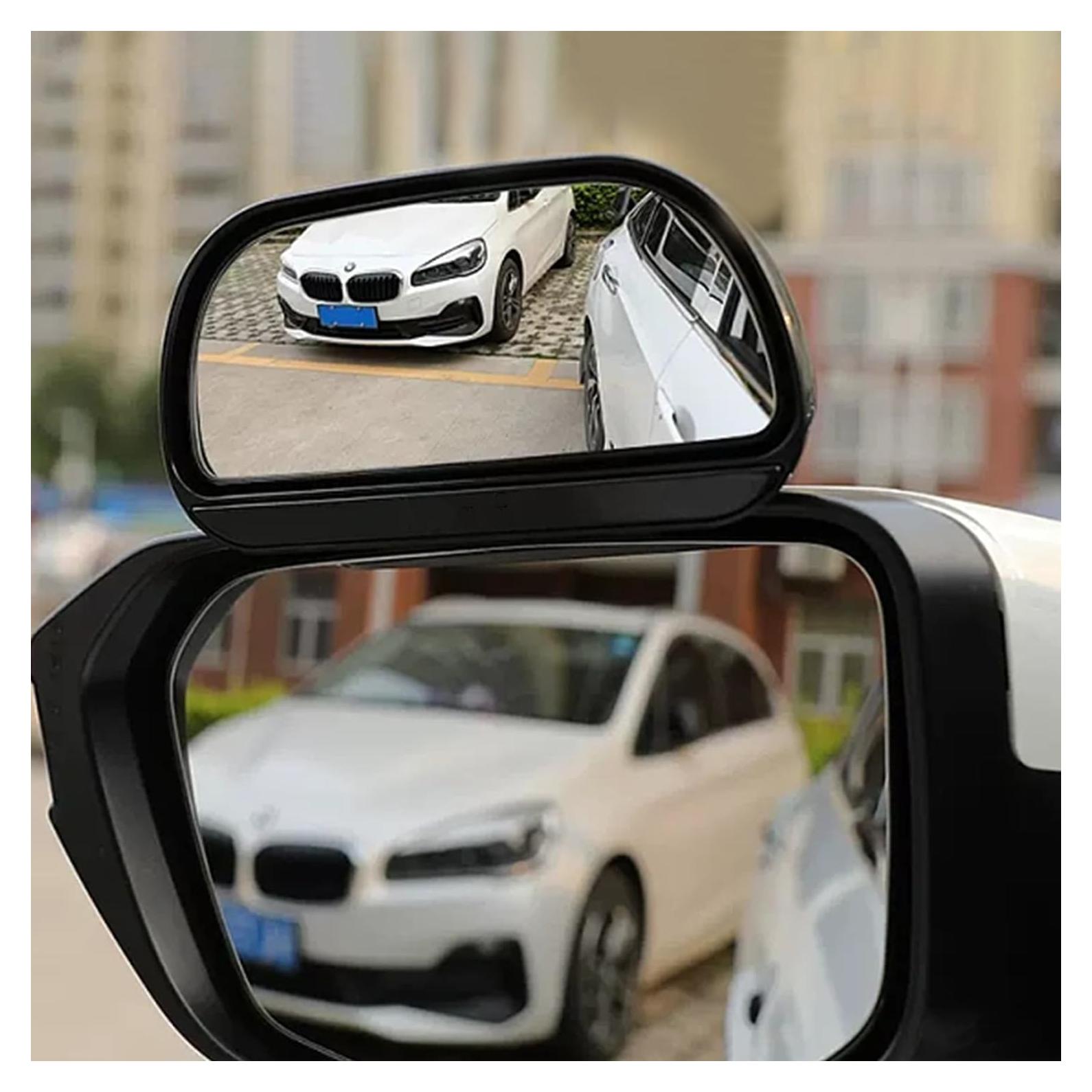 Espejos de Punto Ciego TOP-MAX Rectangulares Ajustables 2 Pcs