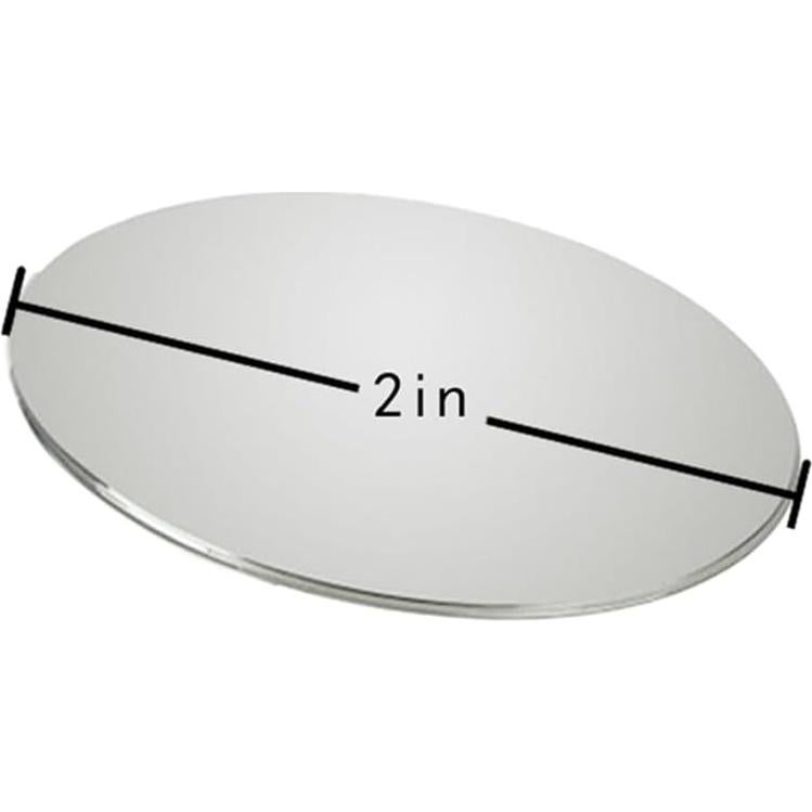 Espejo de Punto Ciego Much Hotter 5.08 cm Ajustable 360° - Paquete de 2