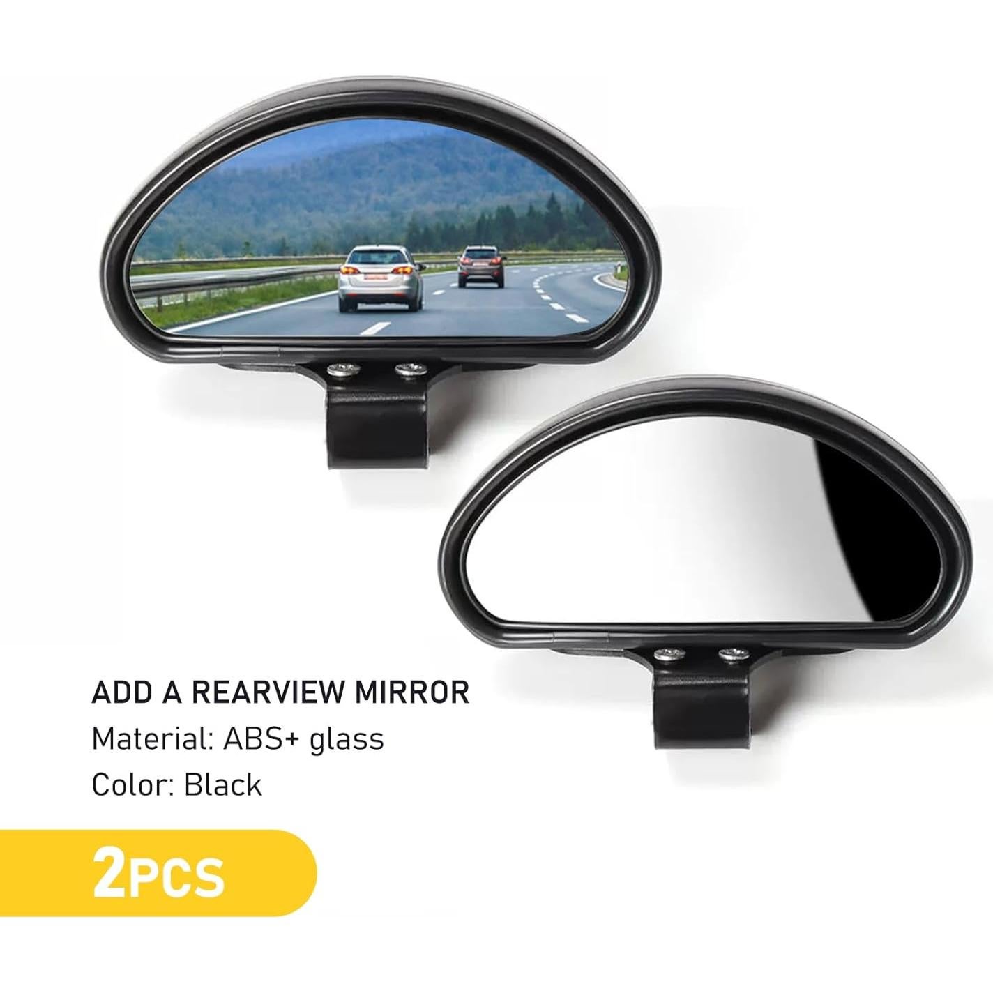 Espejos de Punto Ciego Gunhunt 2 PCS Convexos Universales