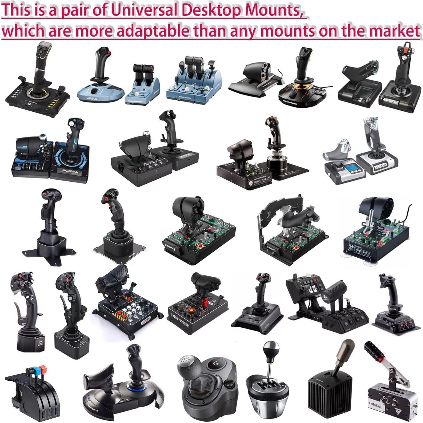 Soporte de Escritorio para Joystick Yaarhej Hotas 4 y más