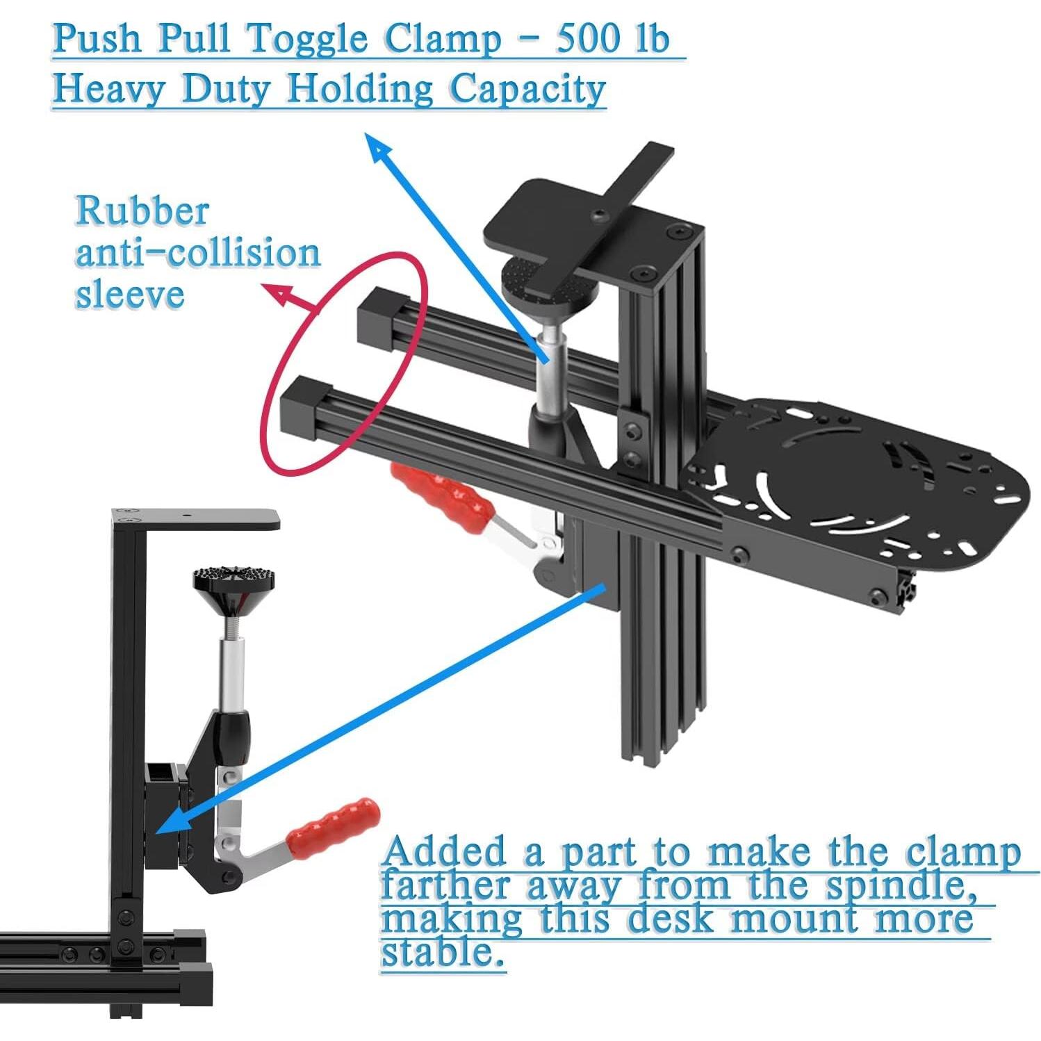 Soporte de Escritorio para Joystick Yaarhej Hotas 4 y más