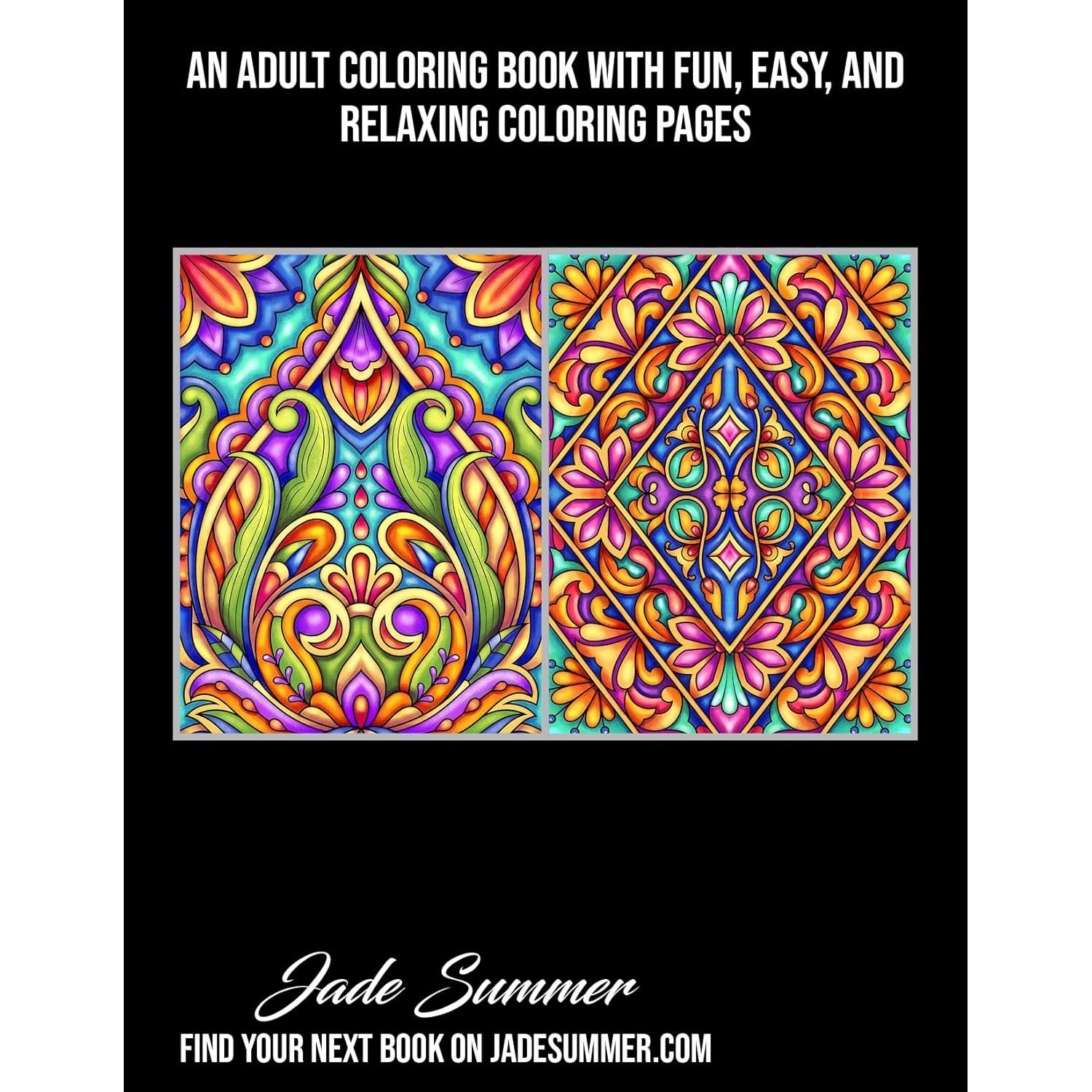 100 Amazing Patterns: An Adult Coloring Book with Fun, Easy, and Relaxing Coloring Pages