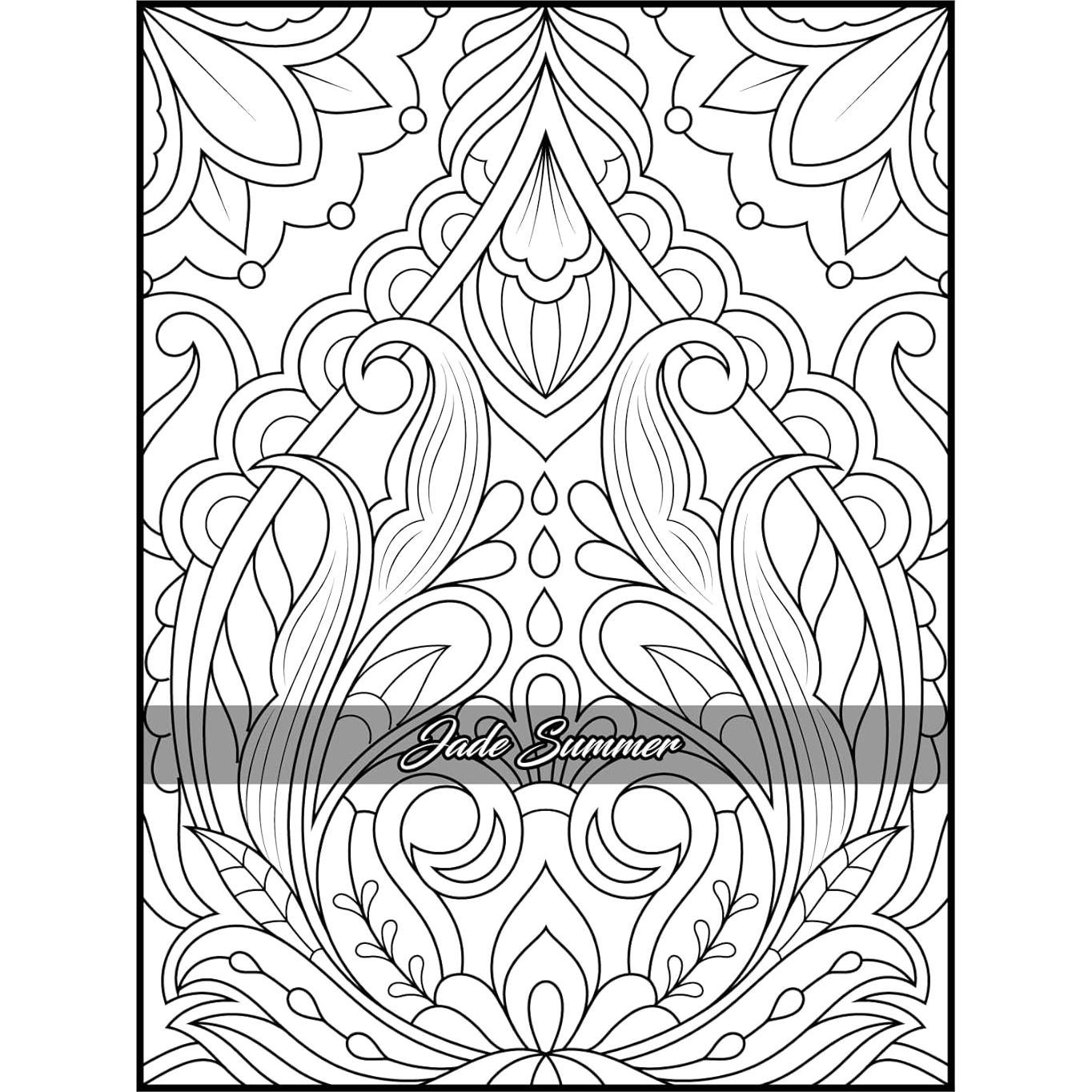 100 Amazing Patterns: An Adult Coloring Book with Fun, Easy, and Relaxing Coloring Pages