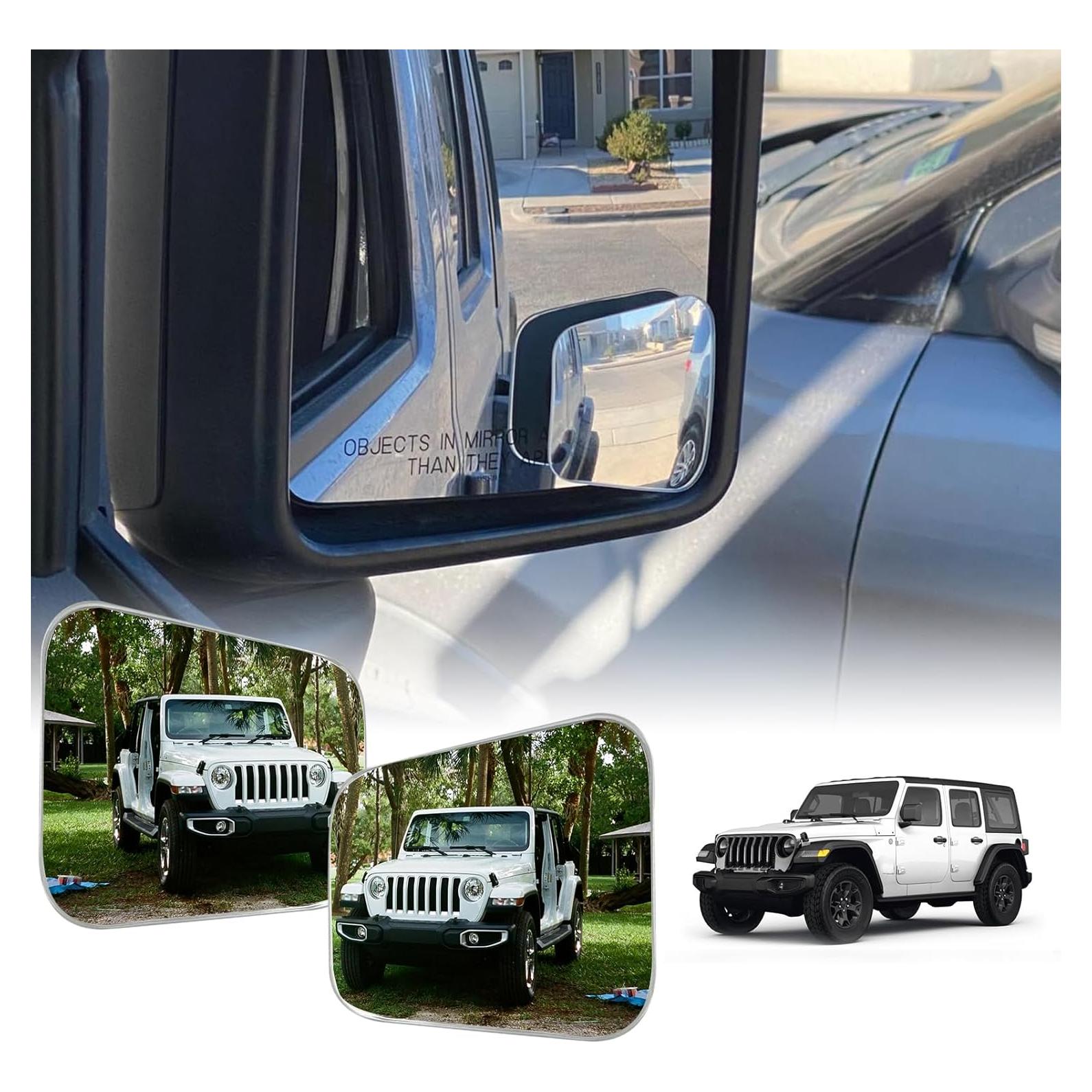 Espejo de Punto Ciego SUNPIE para Jeep Wrangler JK JL Ajustable