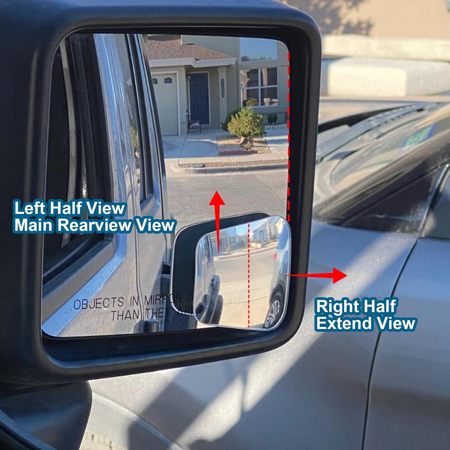 Espejo de Punto Ciego SUNPIE para Jeep Wrangler JK JL Ajustable