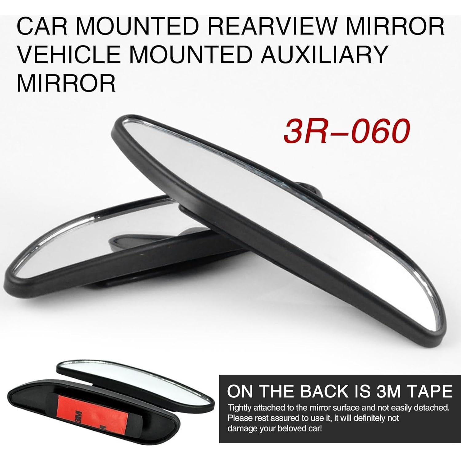 Espejo de Punto Ciego Jokormo 2 Pcs Convexo 13.3x3cm Ajustable