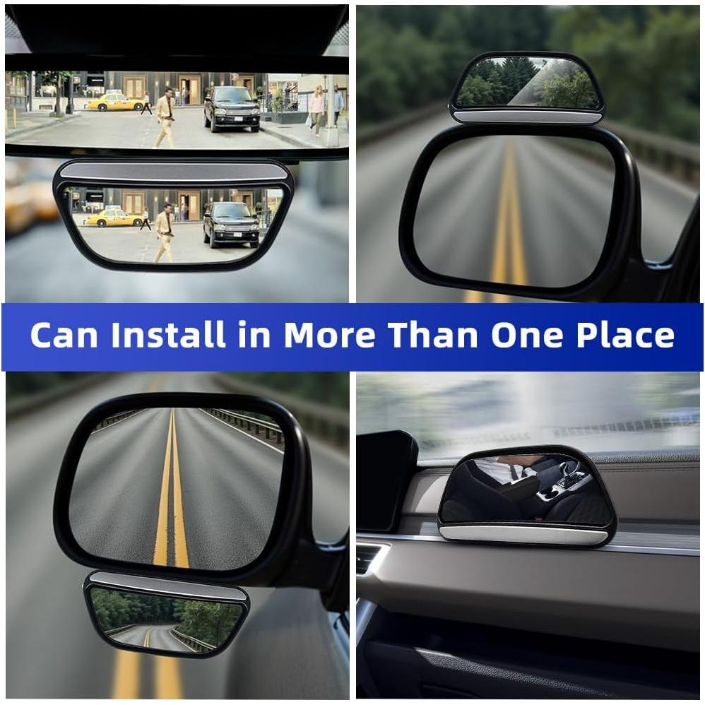 Espejo Convexo de Punto Ciego MACHSWON Ajustable 12x5cm