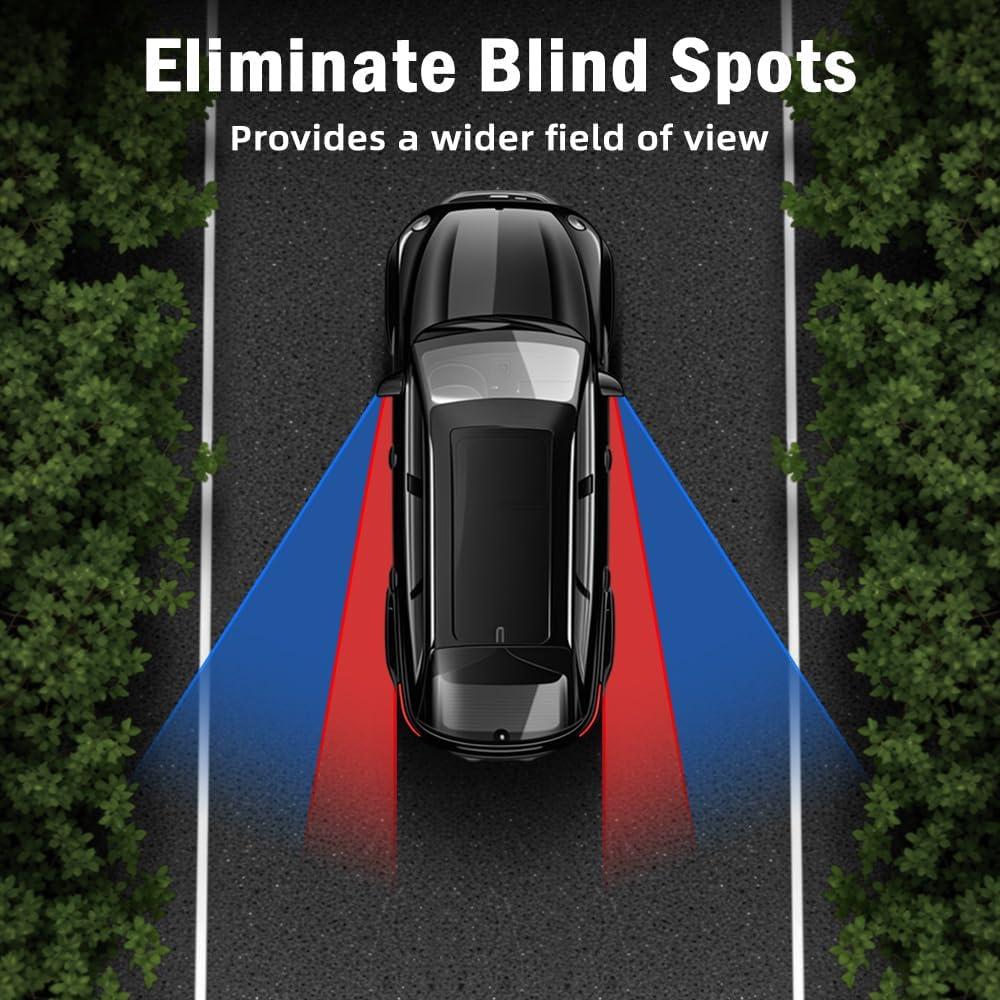 Espejo Convexo de Punto Ciego MACHSWON Ajustable 12x5cm
