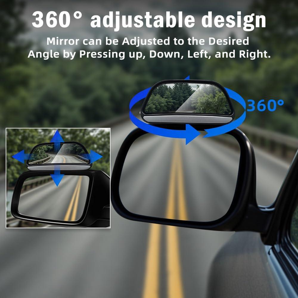 Espejo Convexo de Punto Ciego MACHSWON Ajustable 12x5cm