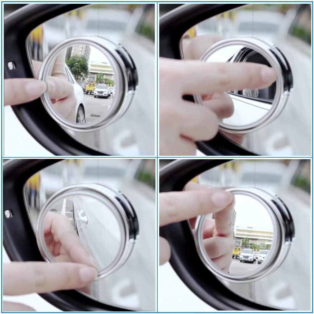 2 Espejos de Punto Ciego Yusheng 40mm Redondos HD Adhesivo