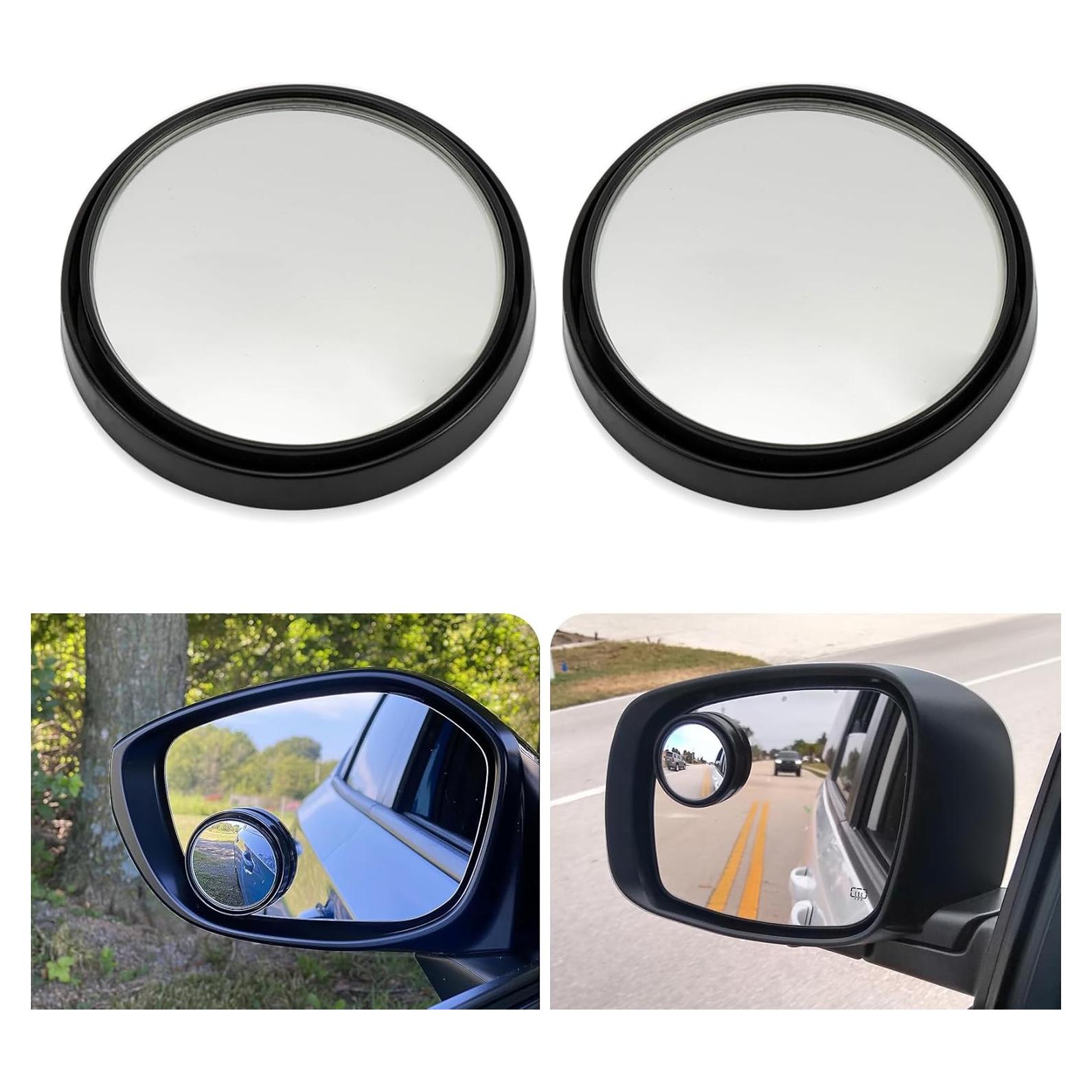 Espejo Convexo Redondo PSLER 5.1 cm con Marco para Coche