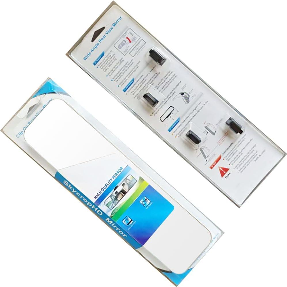 Espejo Retrovisor Panorámico Sin Marco SkycropHD 30 cm Blanco