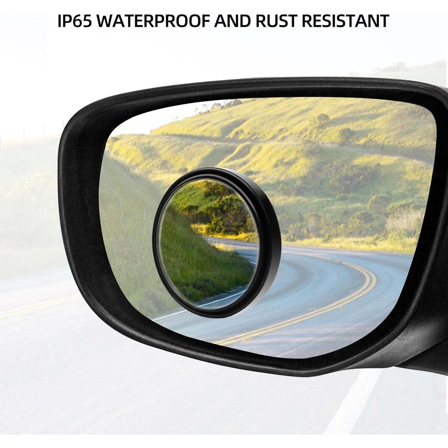 Paquete de 8 Espejos de Punto Ciego Pretwad 50mm Convexos