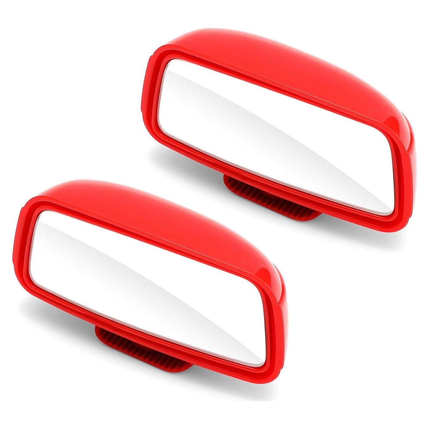 Espejo de Punto Ciego Berfi Life Rojo - 2 Paquete Ajustable