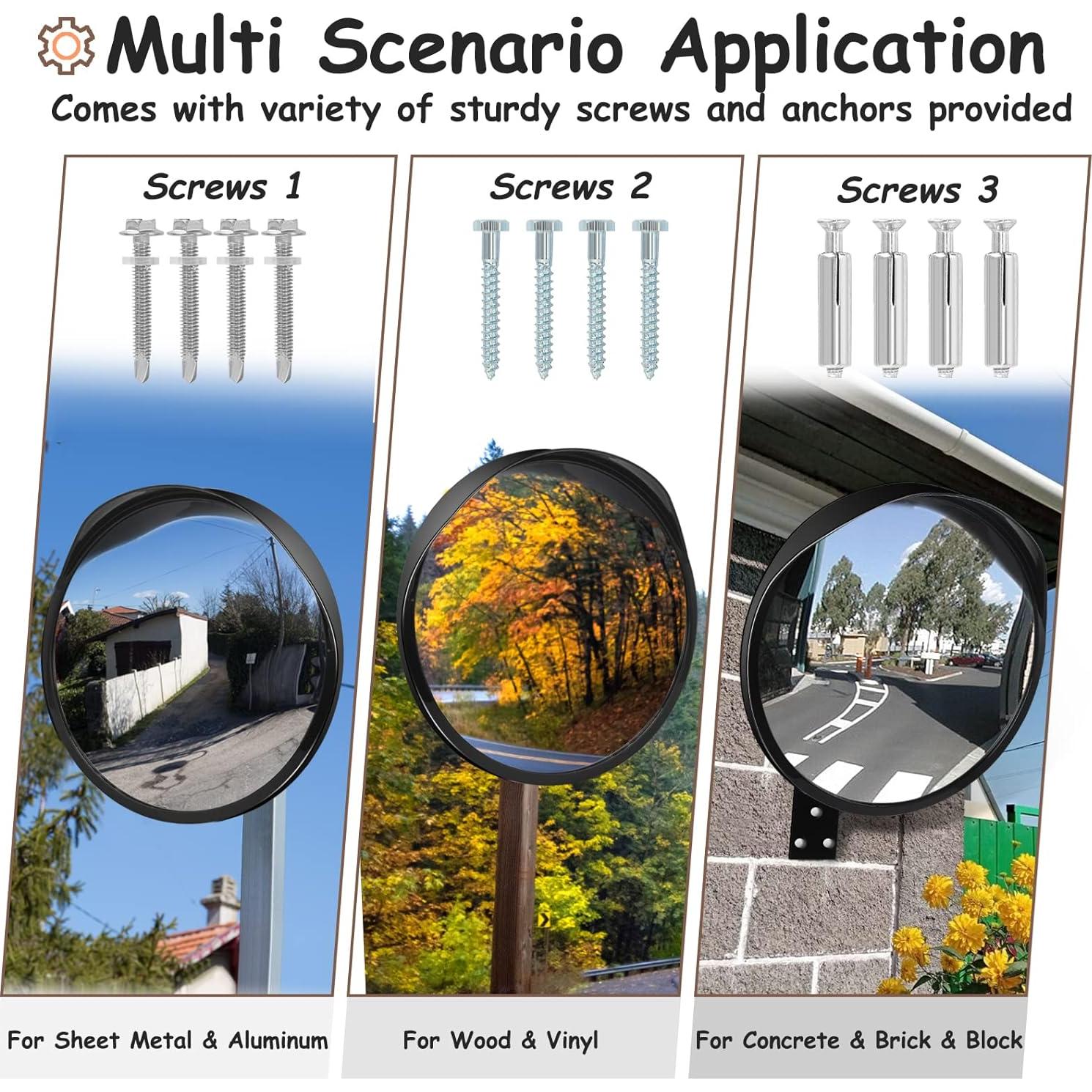 Espejo Convexo de Seguridad Hydencamm 18" para Exterior