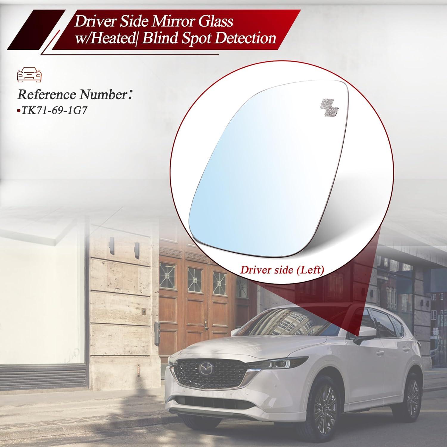 Cristal Espejo Lateral Izquierdo Calefaccionado GrteRokky CX-5/CX-9