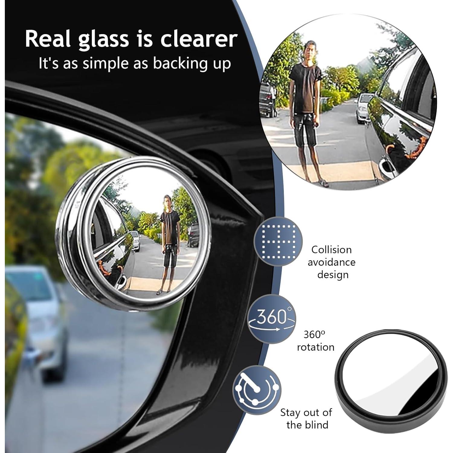 Espejos de Punto Ciego Arwrilt 2 Piezas 5 cm Convexo HD