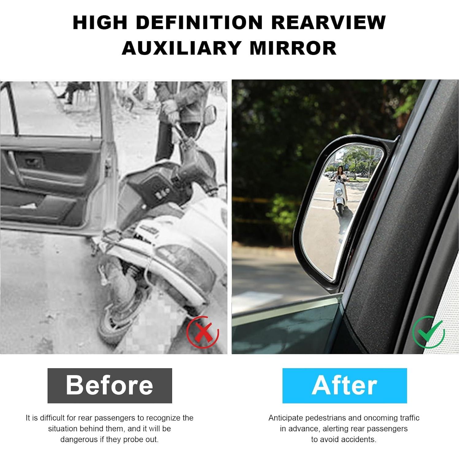 Espejos de Punto Ciego Ajustables Sylvil - 2 PCS Convexos