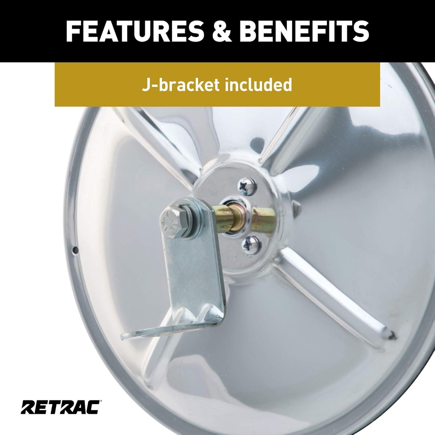 Espejo Convexo RETRAC 610673 Acero Inoxidable 20.32 cm