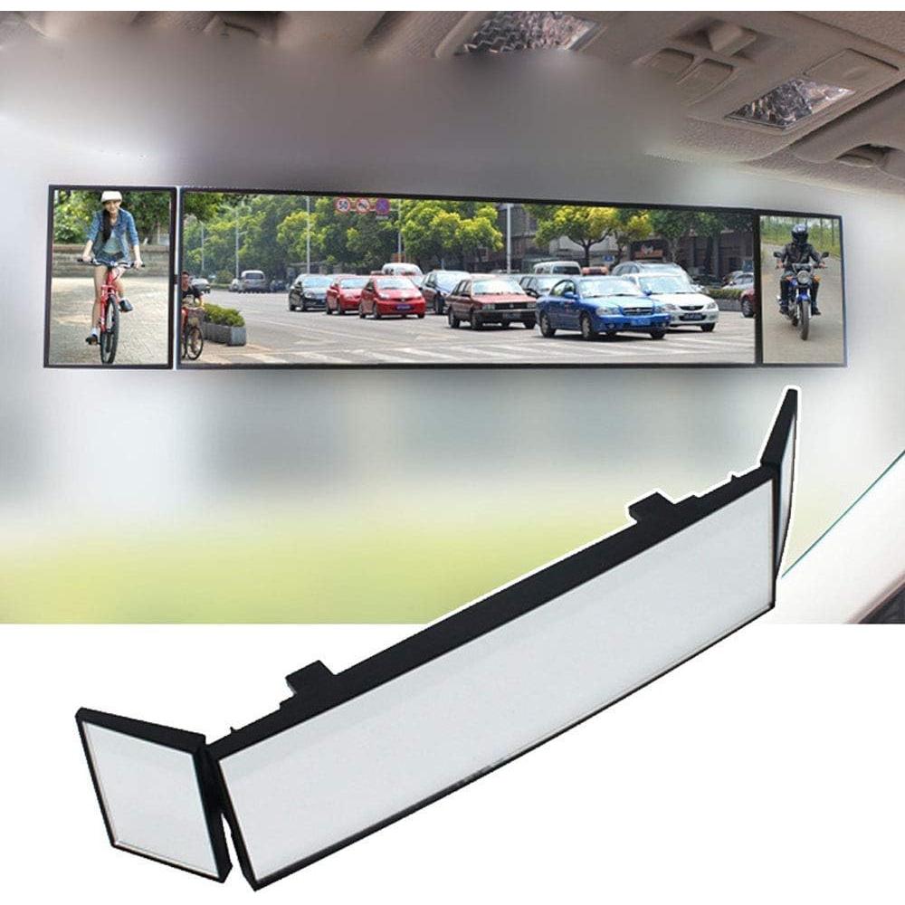 Espejo Retrovisor Curvado MIAOKE 39 cm Ajustable para Auto