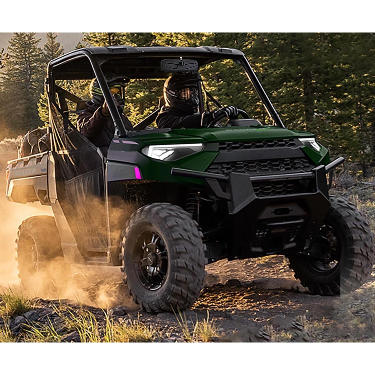 Kit de Espejos Laterales y Retrovisor Central SHEJISI para Polaris Ranger