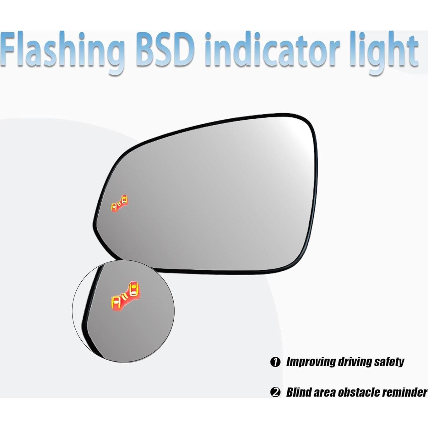 Cristal Espejo Lateral Izquierdo Toyota RAV4 2013-2018 MENGYUCAR