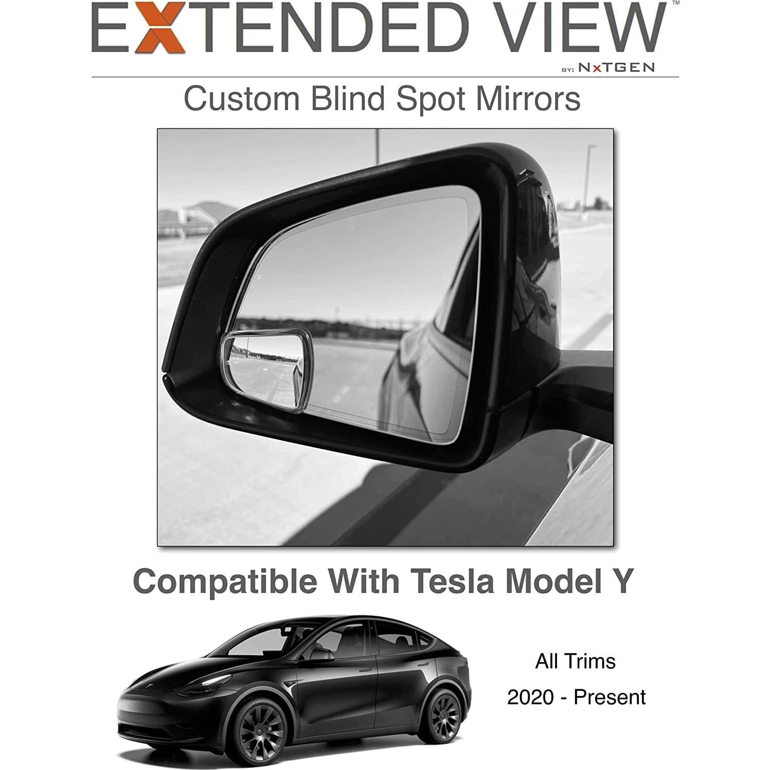 Espejos de Punto Ciego NXTGEN para Tesla Model Y - Juego de 2