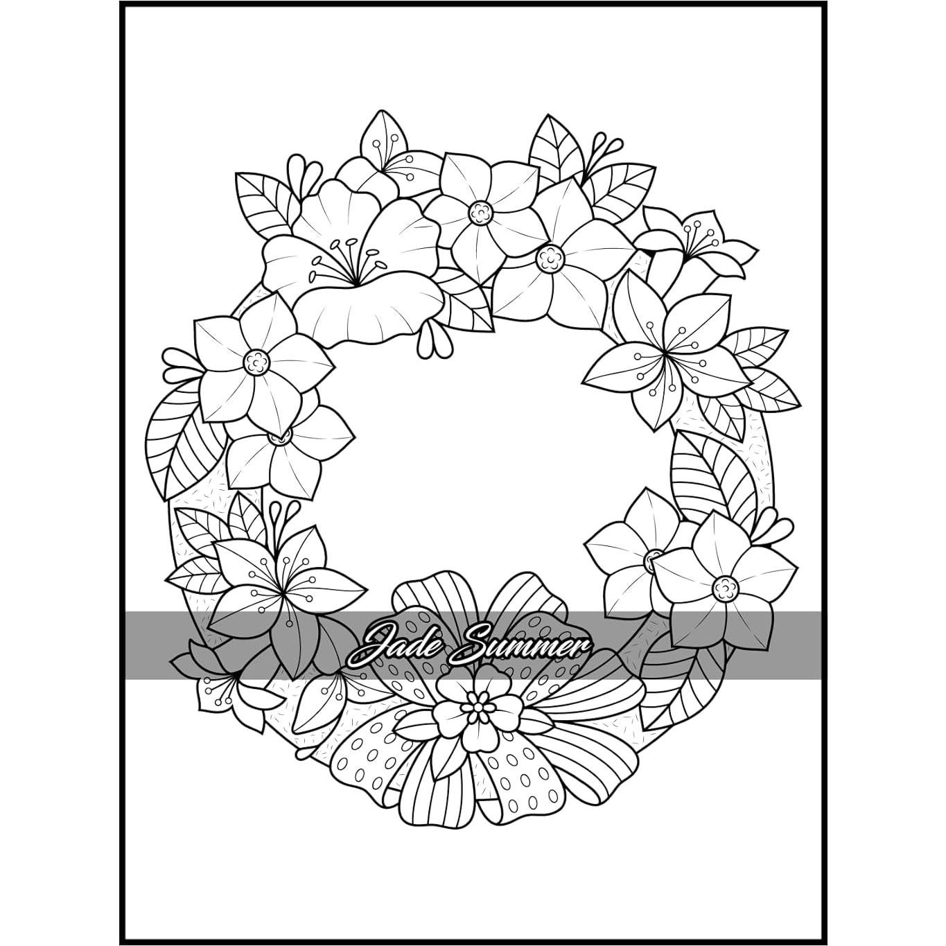 100 Flowers: An Adult Coloring Book with Bouquets, Wreaths, Swirls, Patterns, Decorations, Inspirational Designs, and Much More!