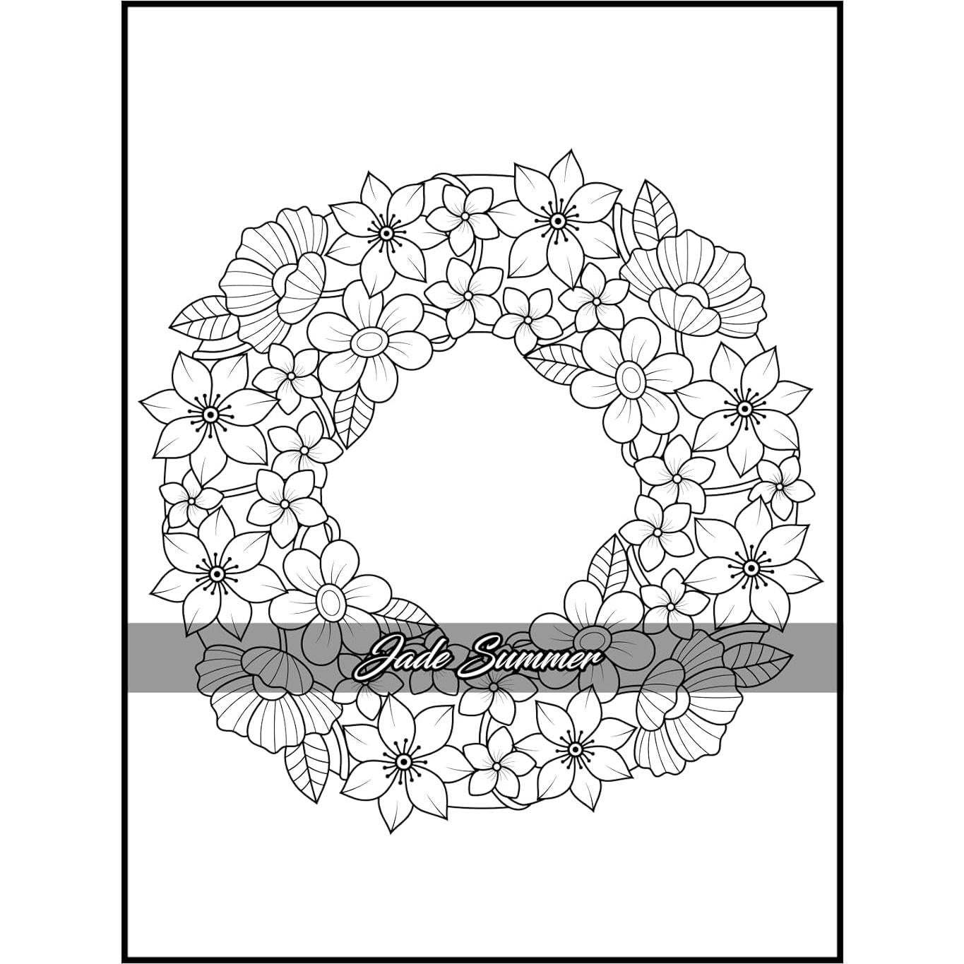 100 Flowers: An Adult Coloring Book with Bouquets, Wreaths, Swirls, Patterns, Decorations, Inspirational Designs, and Much More!