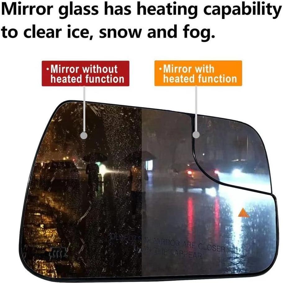 Espejo Lateral Derecho Calentado Yeparie para Dodge Ram 1500 2019-2021