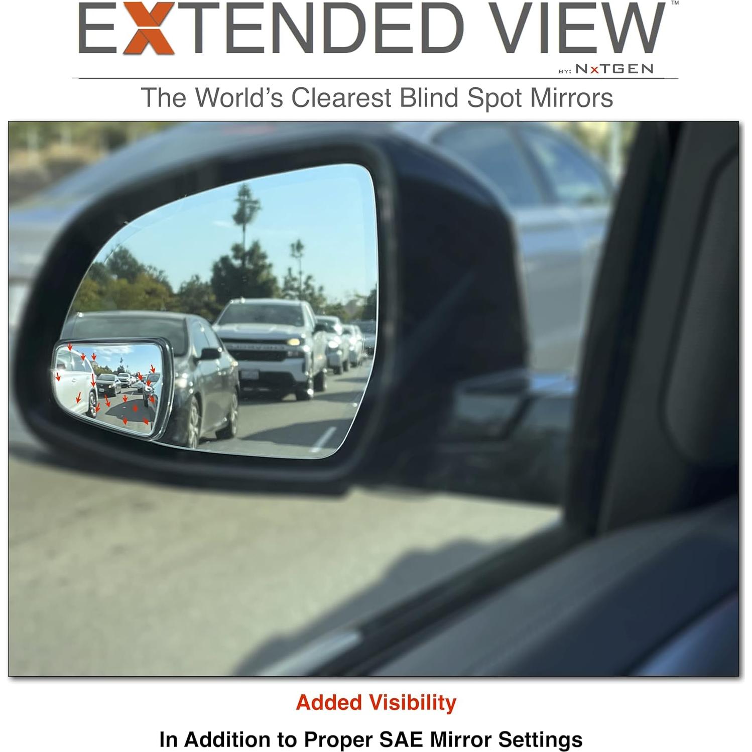 Espejos de Punto Ciego NXTGEN para BMW X5 - Juego de 2 Piezas