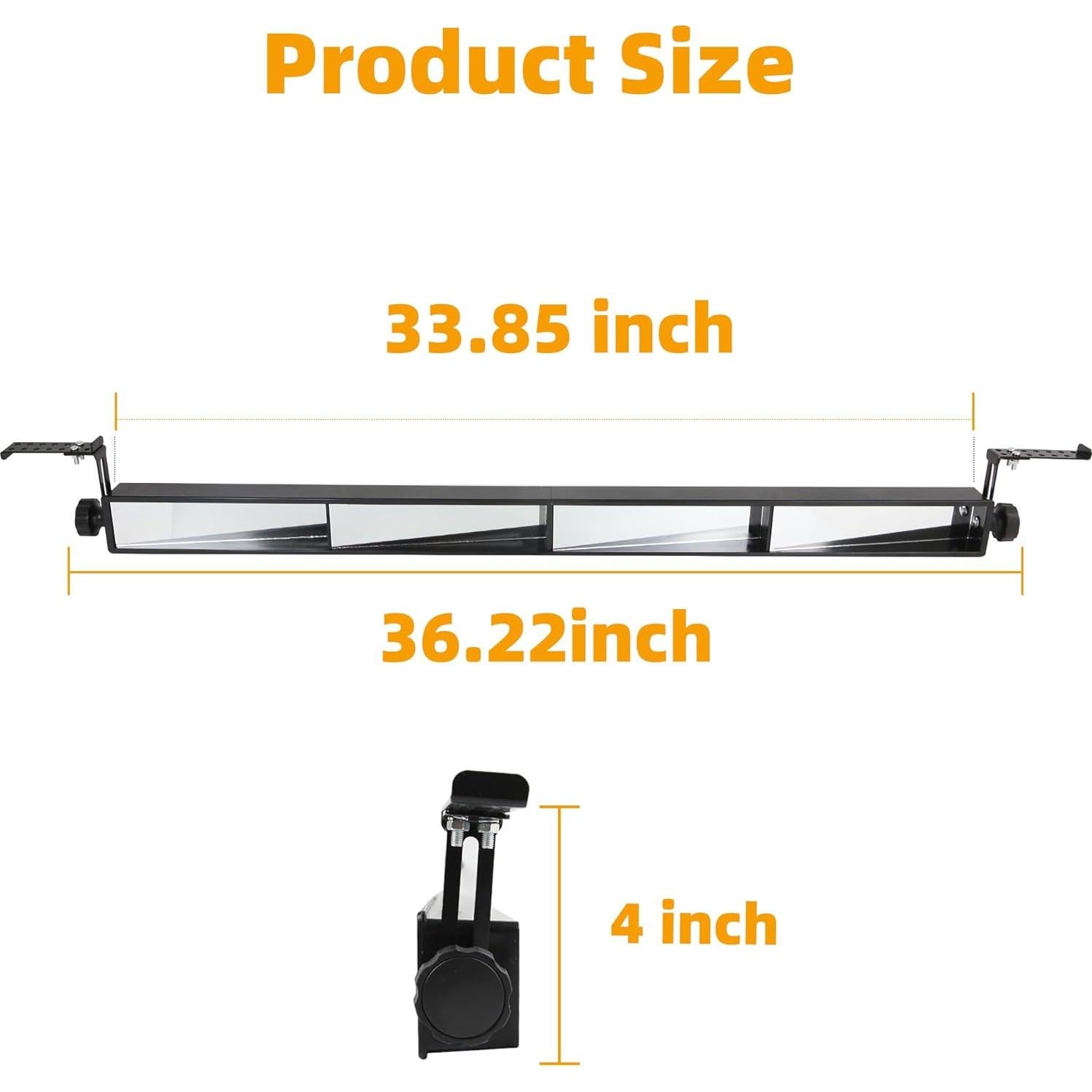 Espejo Retrovisor Wink 4 Paneles Mixopoly para Carrito de Golf