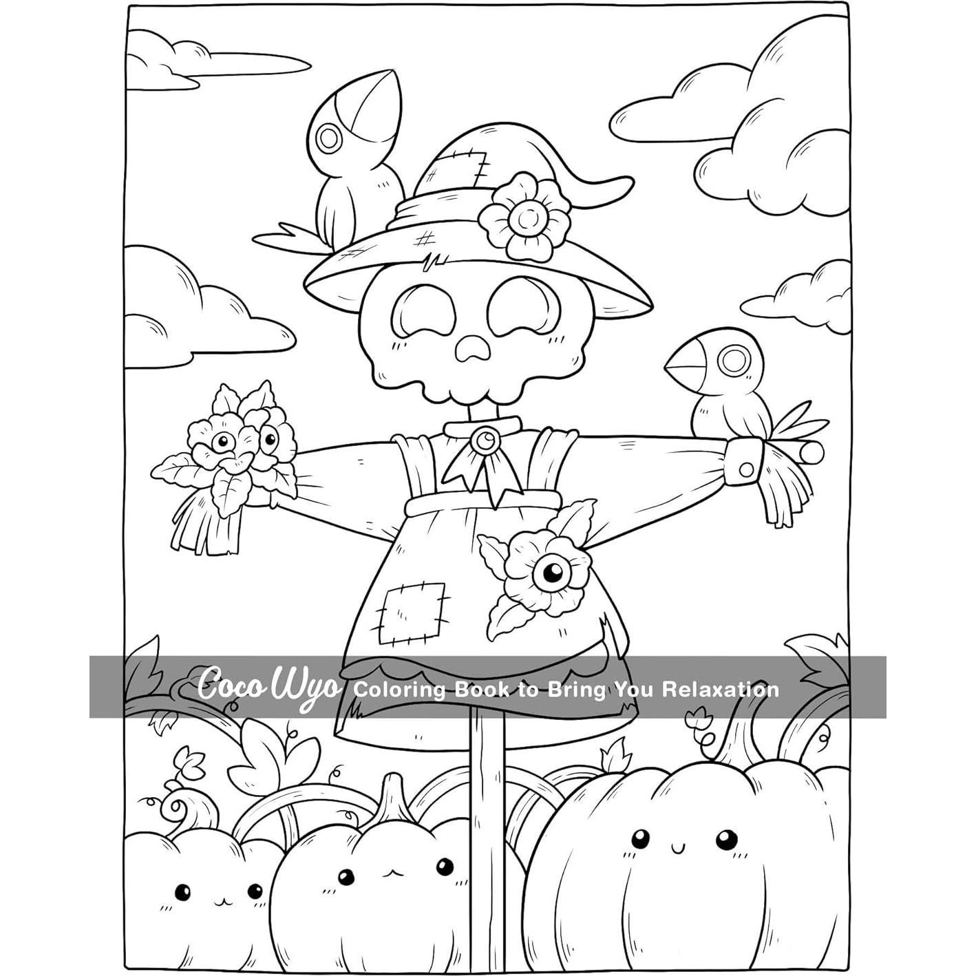 Creepy Cutie: Coloring Book for Adults and Teens Featuring Goth Kawaii and Spooky Cute Creatures of All Kinds and Many More