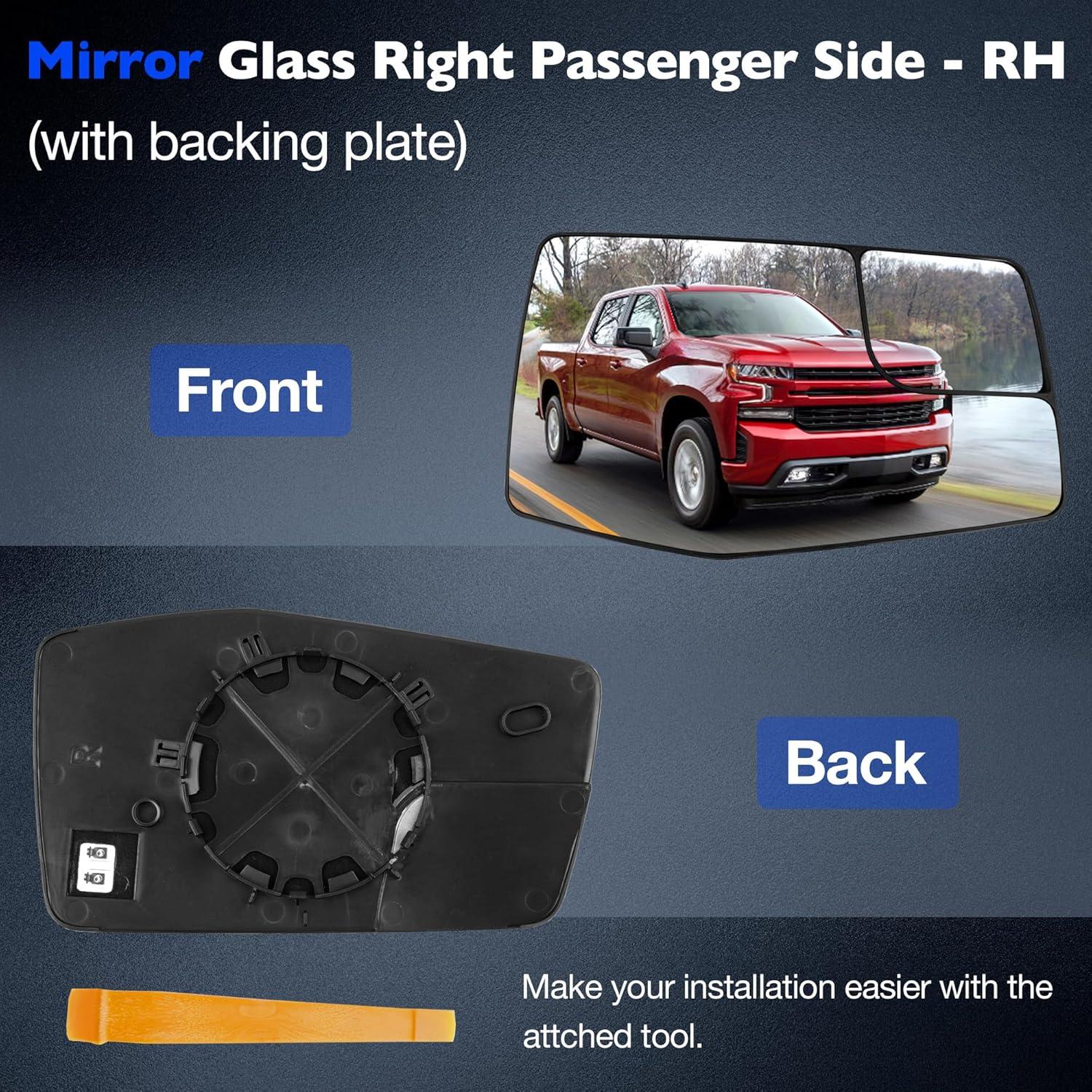 Espejo Calentado Misakomo Lado Derecho Chevy/GMC 2019-2024