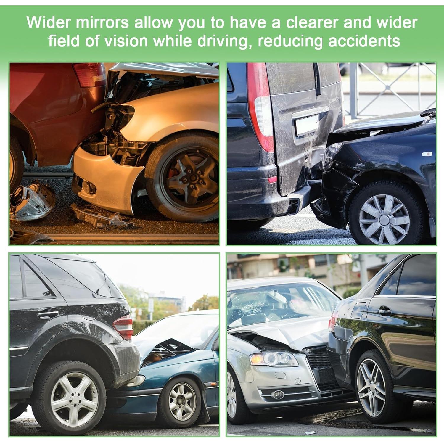 Espejo Retrovisor Convexo BOOMIBOO 30 cm Clip-on Universal