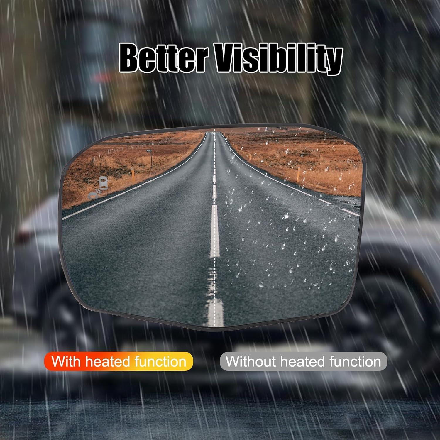 Cristal Espejo Lateral Conductor RACBOX CRV 2023-2025 Calentado