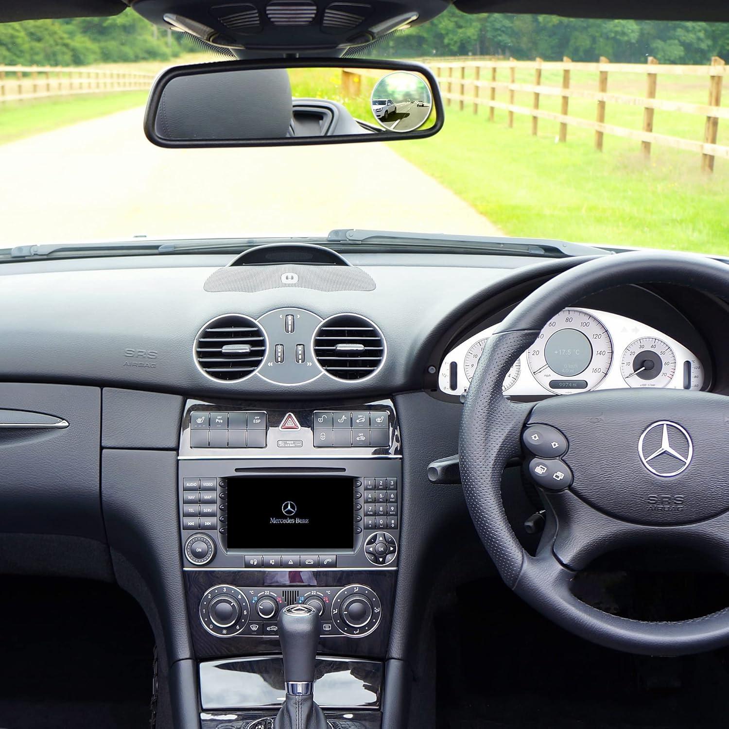 Espejos de Punto Ciego Ovalados 2" Contraptions Esenciales - Paquete de 4