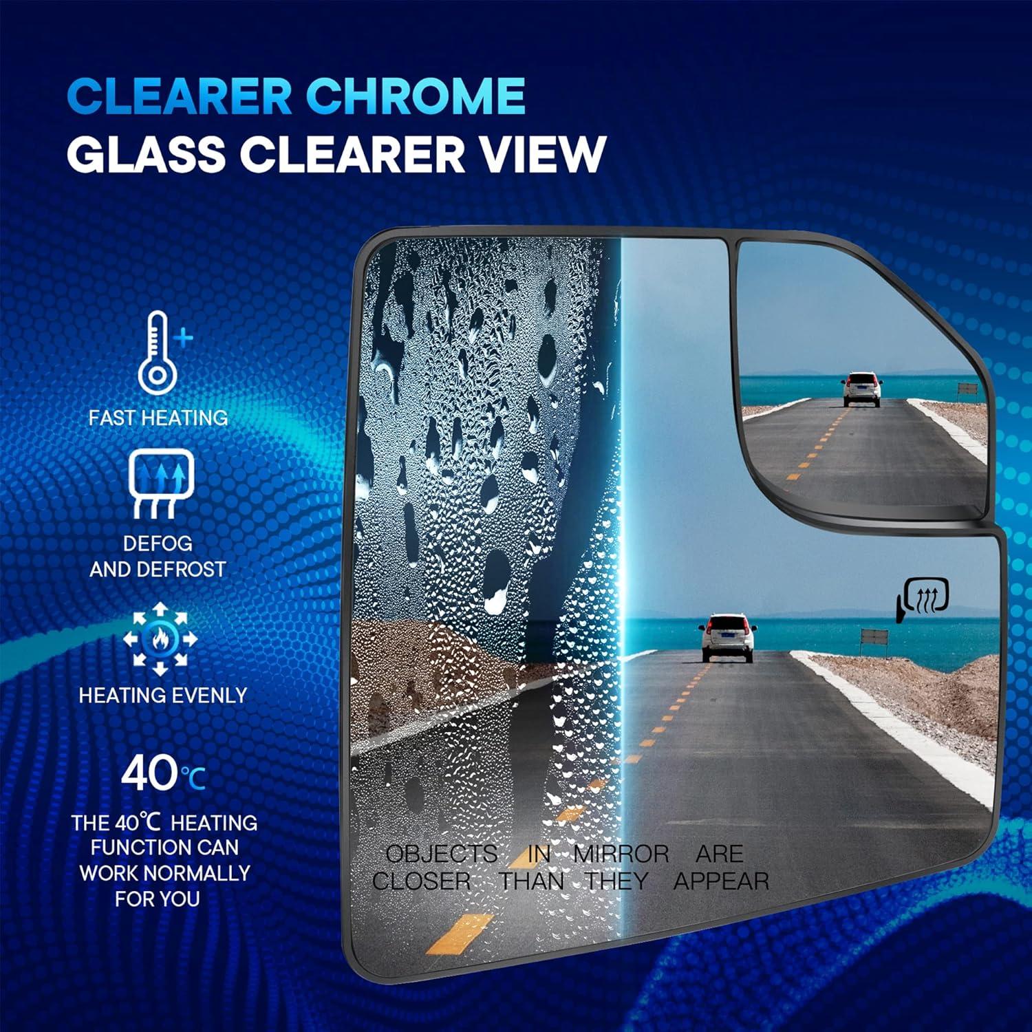 Espejo lateral derecho calefaccionado Ford F150 2015-2021