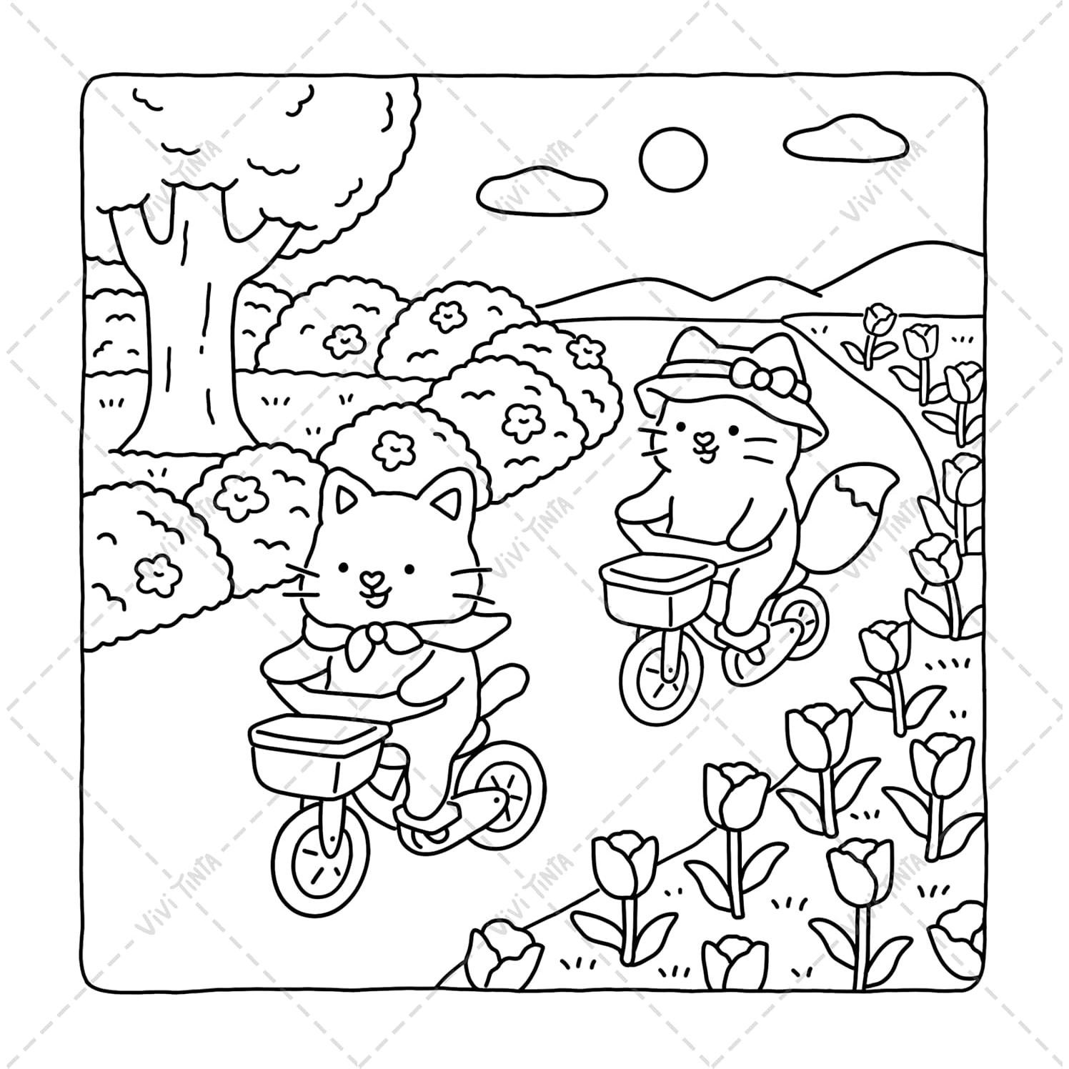 Sweetheart: Coloring Book for Adults & Teens Featuring Adorable Animals Valentines