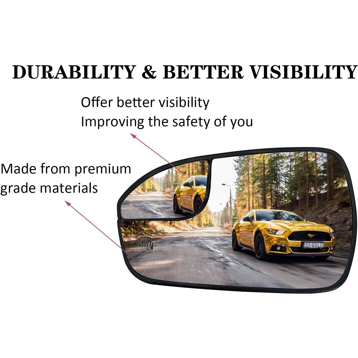 Espejo Lateral Izquierdo Calentado Ford Fusion 2013-2020