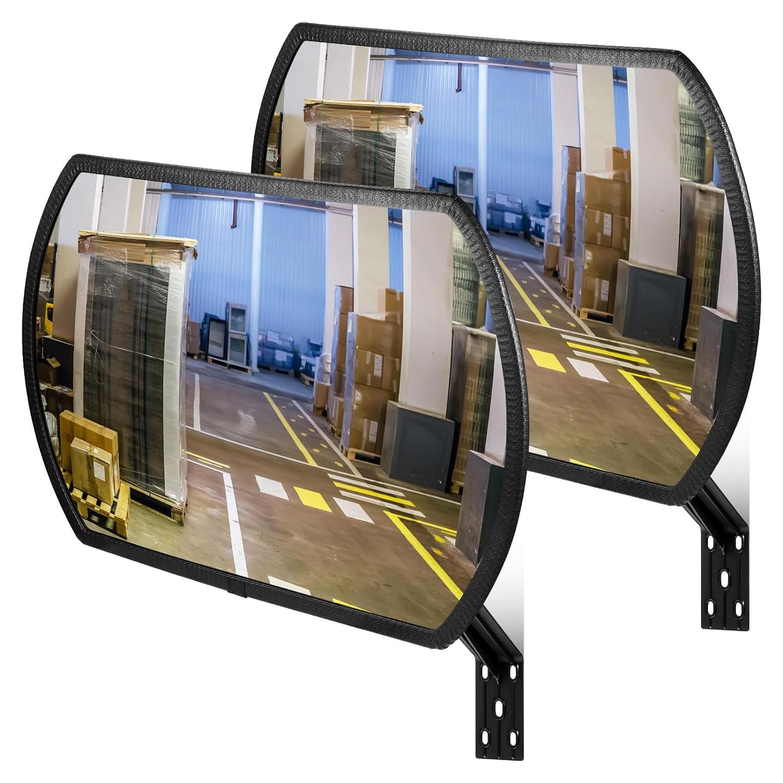 Espejo Convexo de Seguridad Geetery 2 Pcs 45.7x30.5cm Acrílico