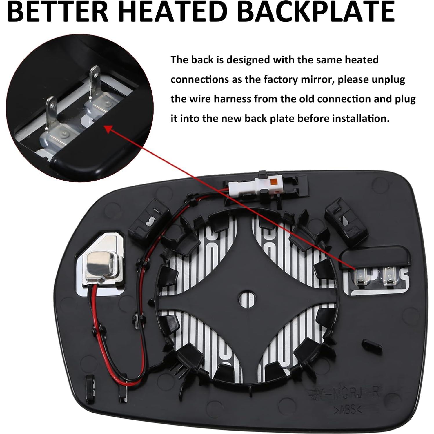 Cristal Espejo Lateral Derecho Ford Edge 2015-2021 - Calefacción