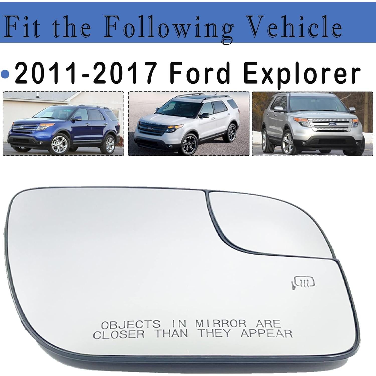 Cristal Espejo Lateral Calentado Danbojit Ford Explorer 2011-2017